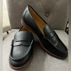 J.Crew Women's Black Penny Loafers (size 7.5)